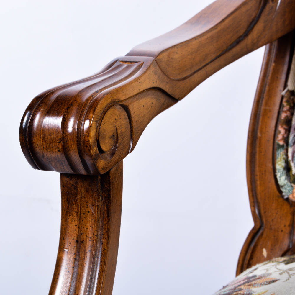 Upholstered Victorian Style Chair