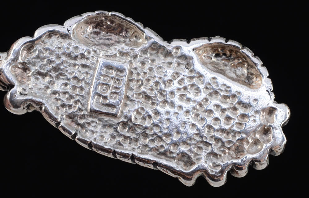 Southwestern Sterling Silver and Turquoise Pendant and Carolyn Pollack Liquid Silver Multi-Strand Necklace