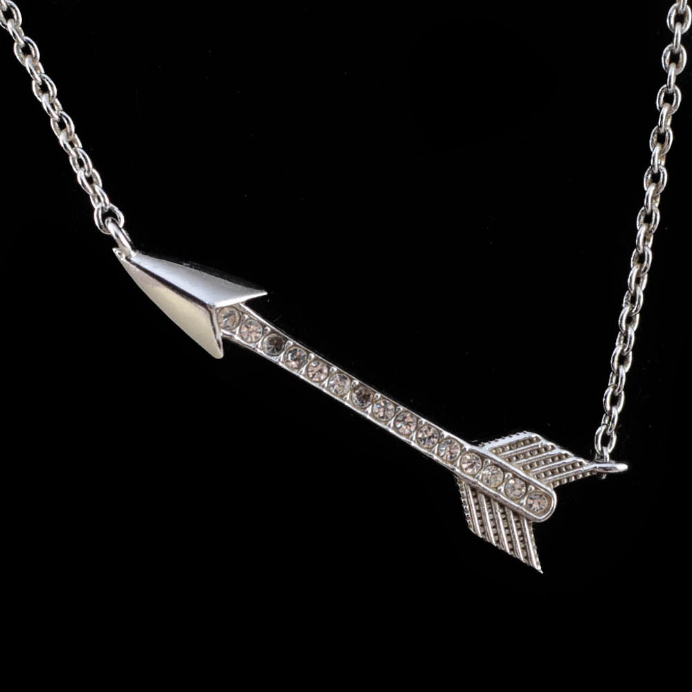 Nadri Arrow and Chain Necklace