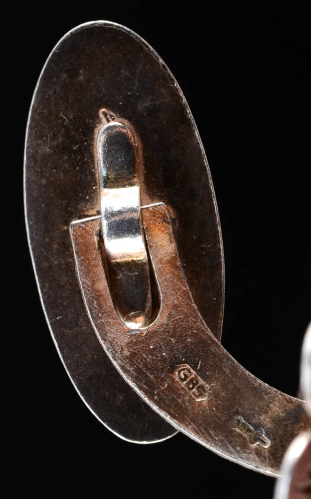 Silver Delft Cufflinks