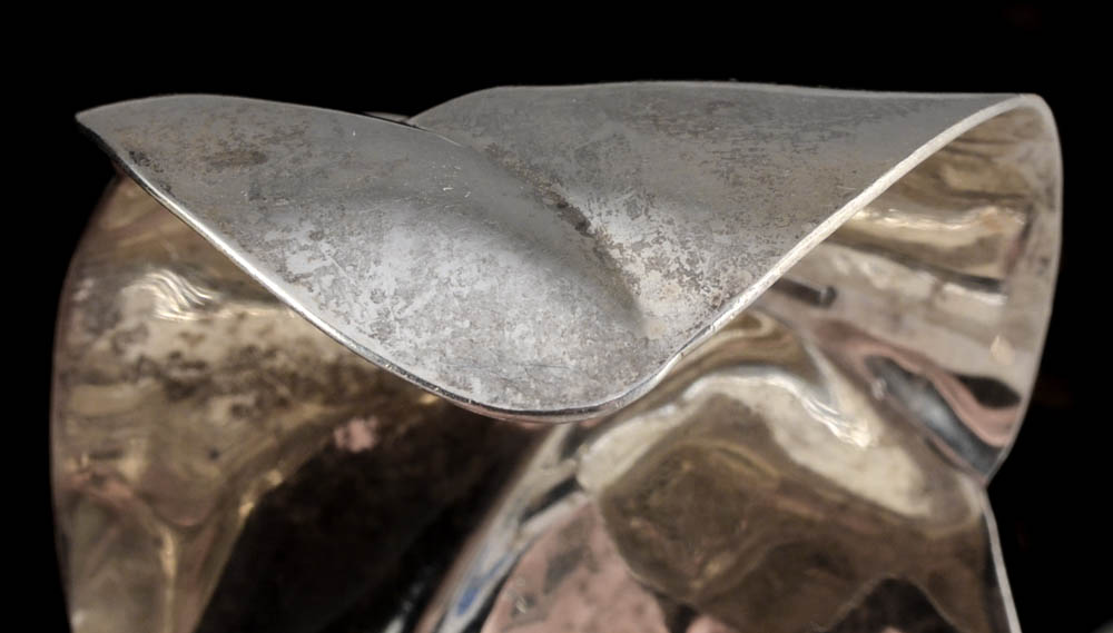 Taxco, Mexico Sterling Silver Wide Bracelet