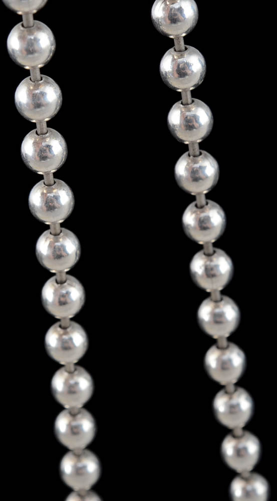 Silpada Designs Sterling Silver Ball Bead Link Chain Necklace and Bracelet Set