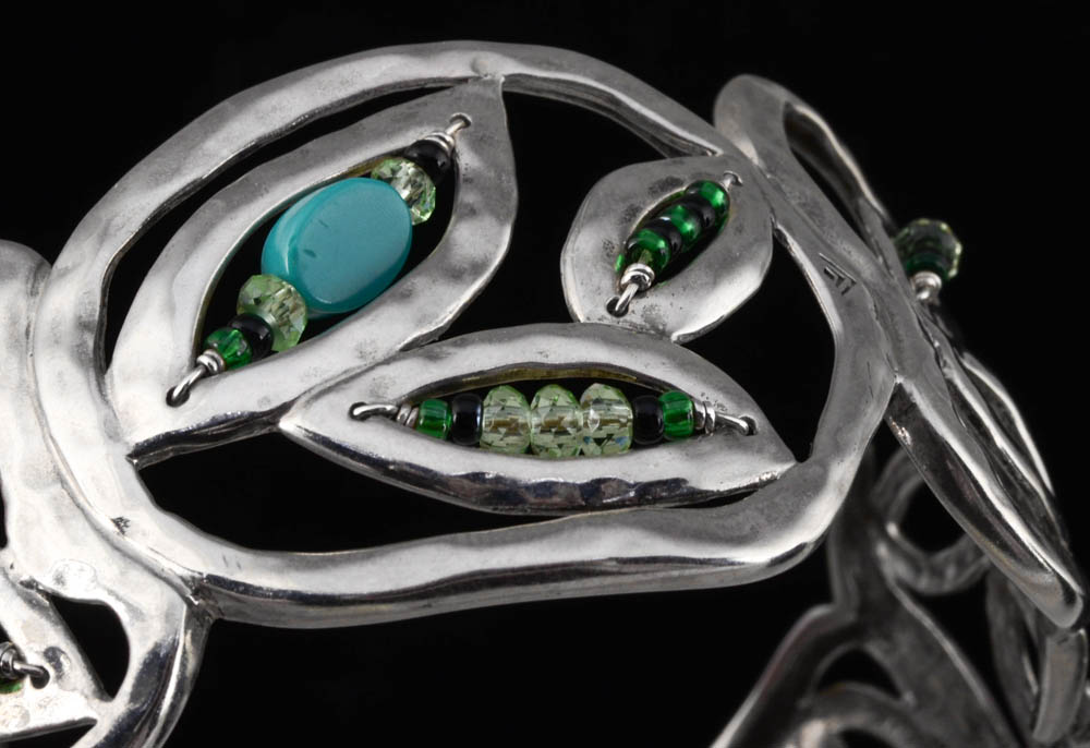 Silpada Designs Openwork Cuff with Beads