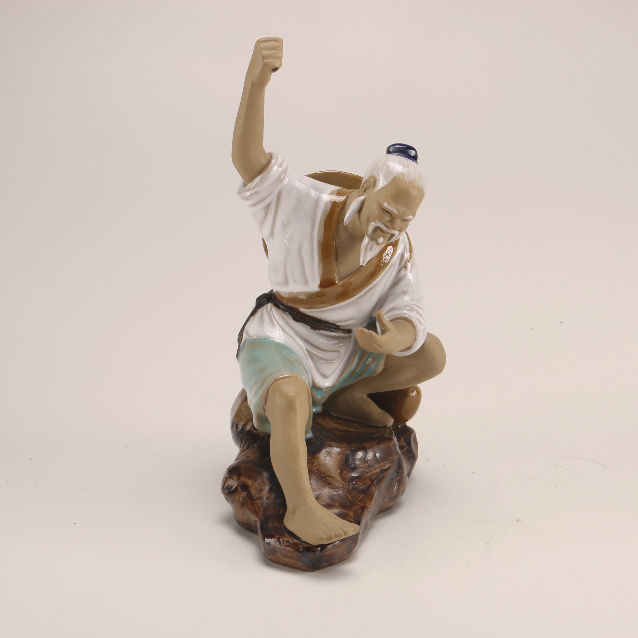 Grouping of Chinese Shiwan Ware Ceramic Figurines