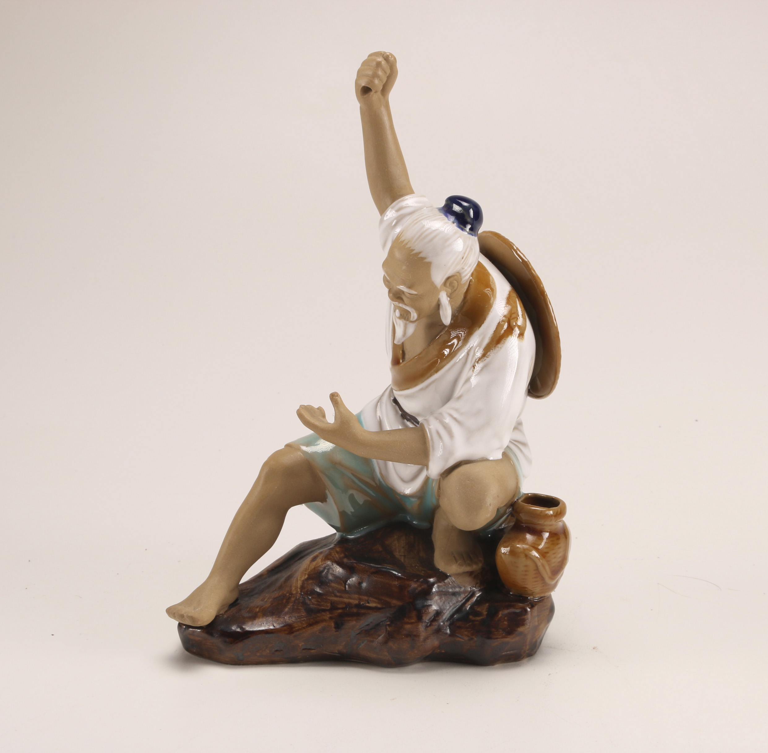 Grouping of Chinese Shiwan Ware Ceramic Figurines