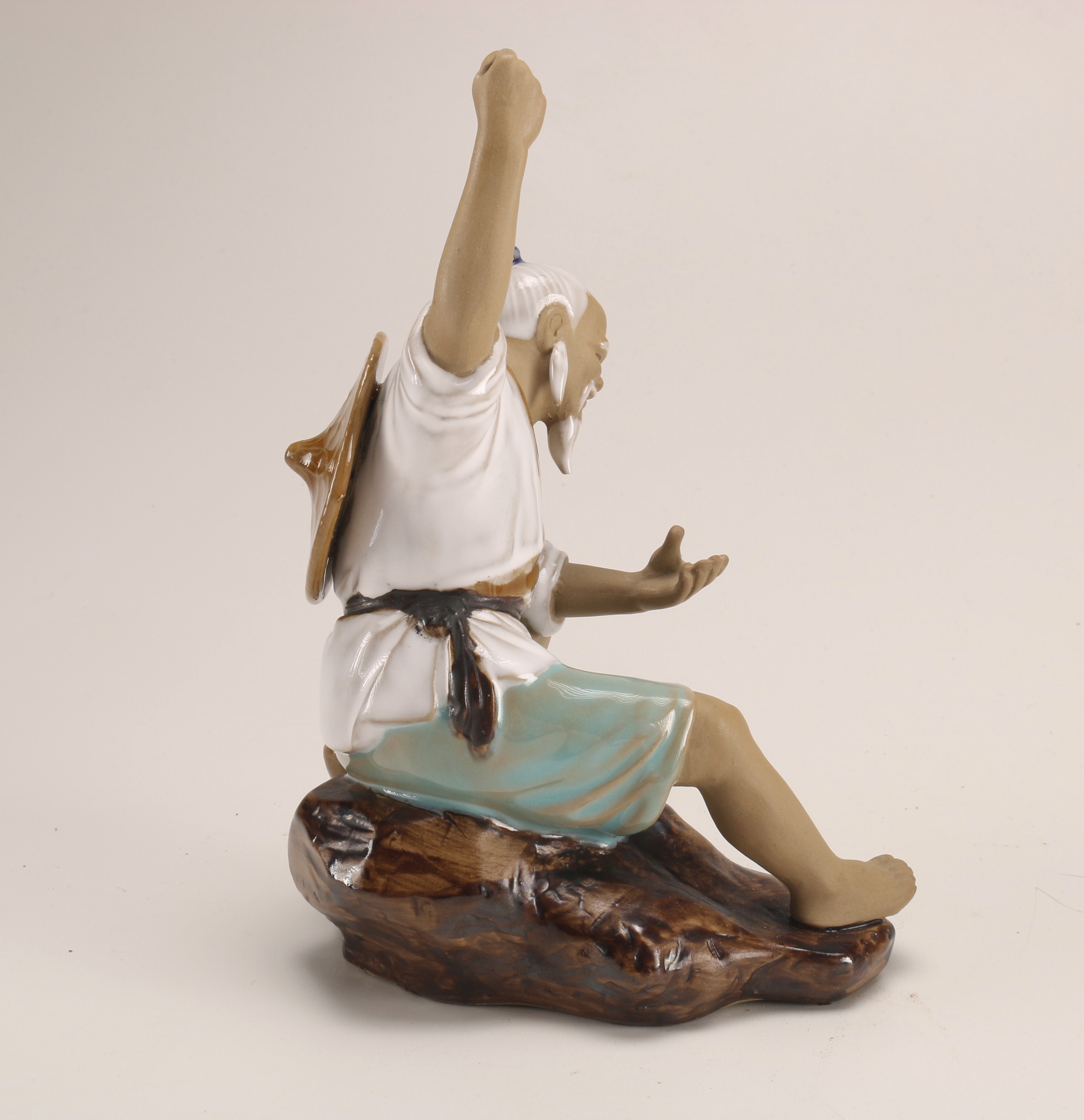 Grouping of Chinese Shiwan Ware Ceramic Figurines