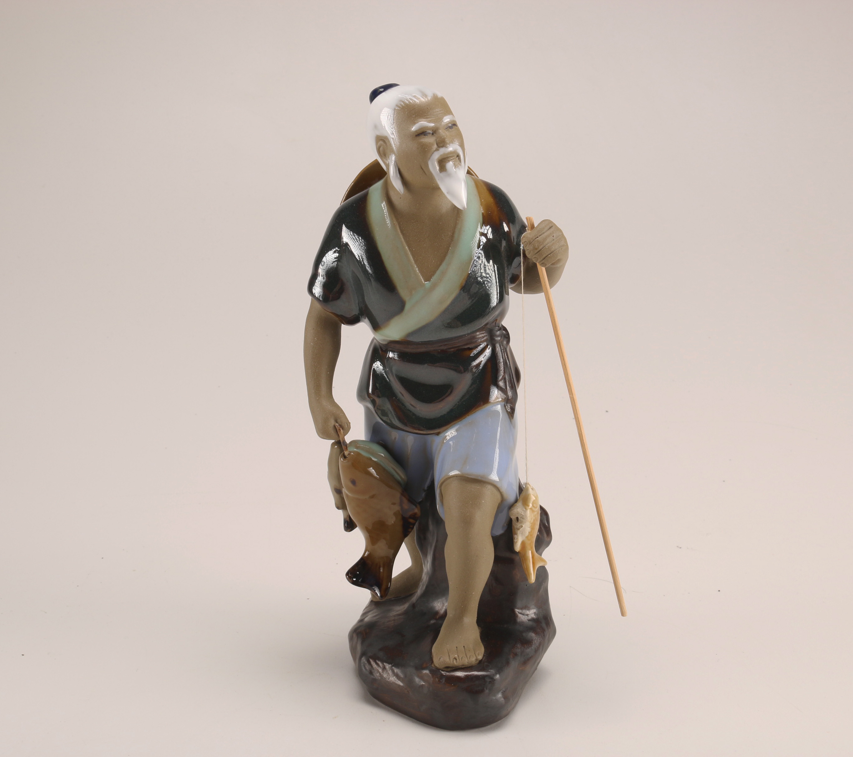 Grouping of Chinese Shiwan Ware Ceramic Figurines