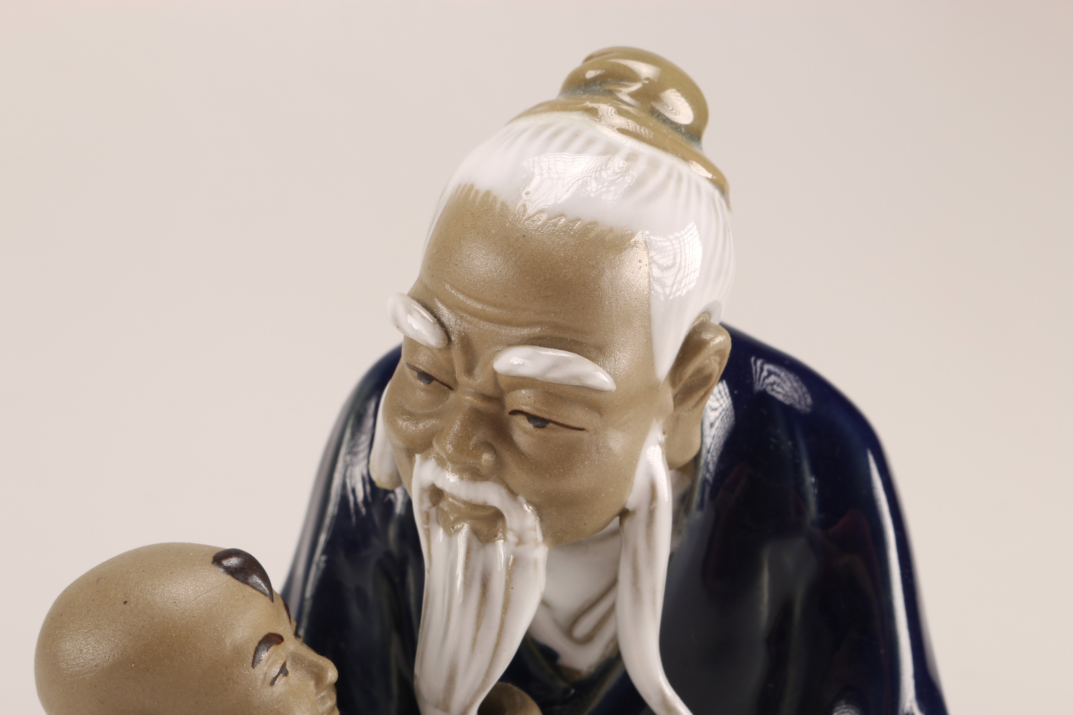 Grouping of Chinese Shiwan Ware Ceramic Figurines