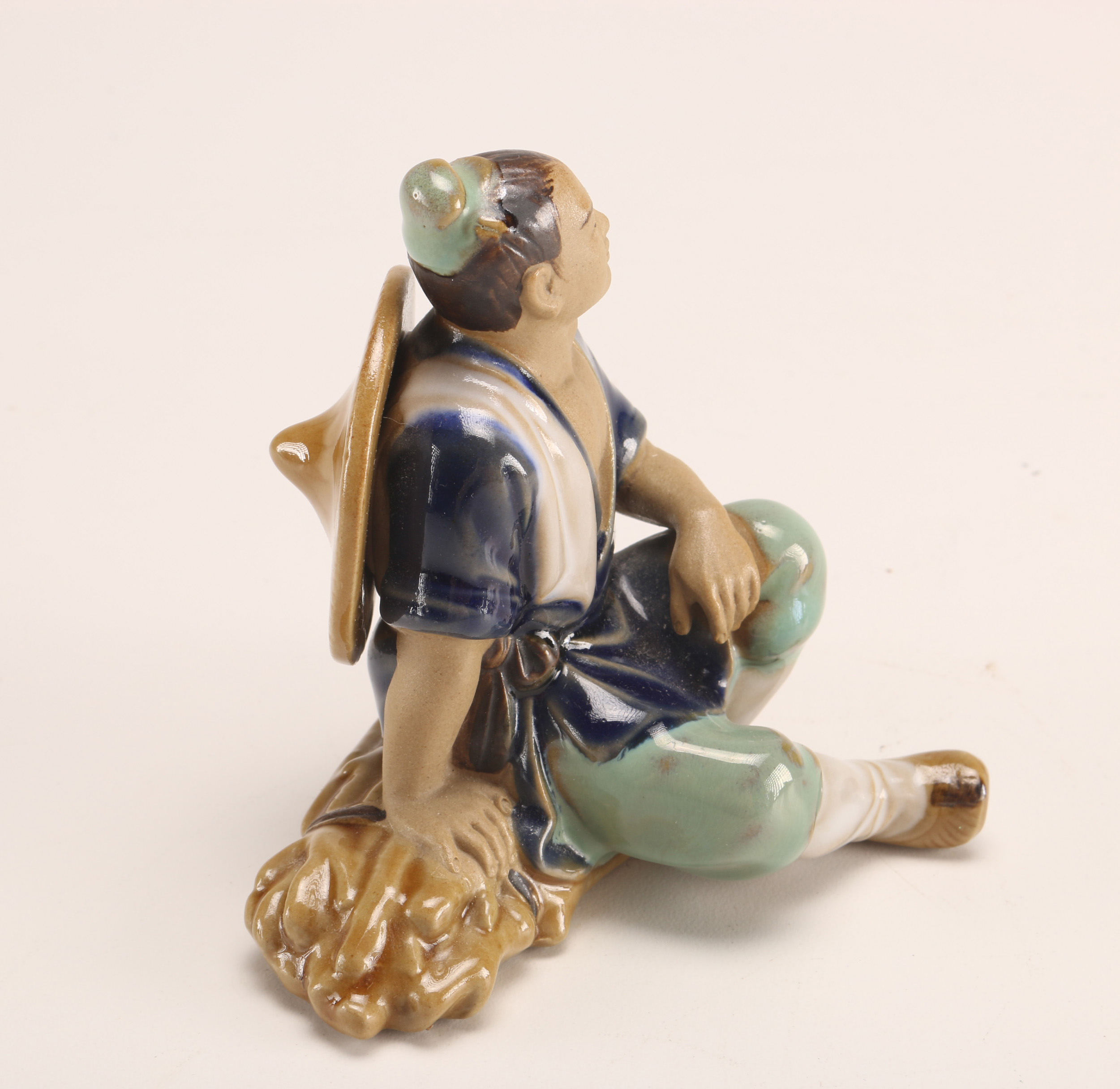 Grouping of Chinese Shiwan Ware Ceramic Figurines