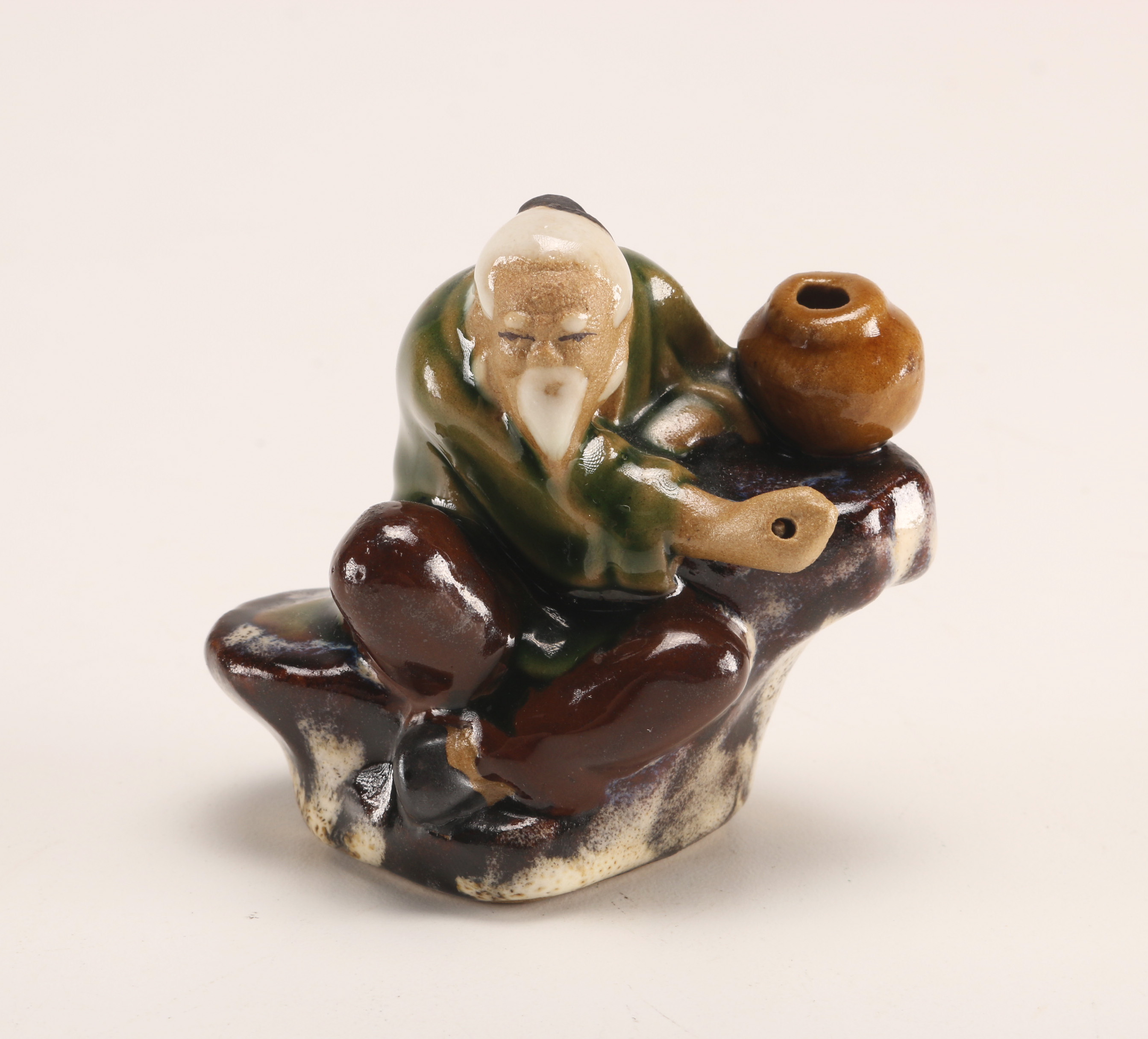 Grouping of Chinese Shiwan Ware Ceramic Figurines