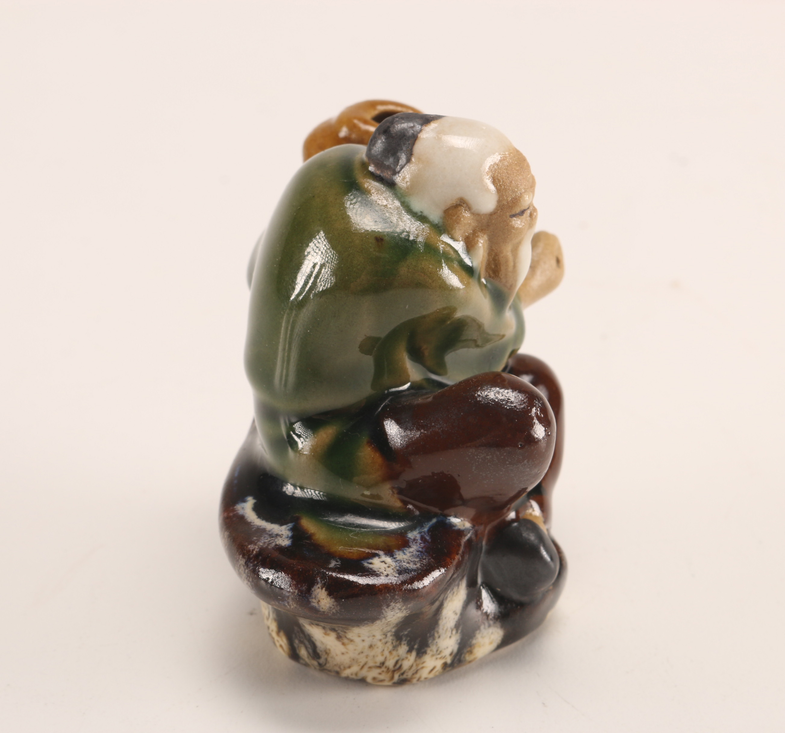 Grouping of Chinese Shiwan Ware Ceramic Figurines