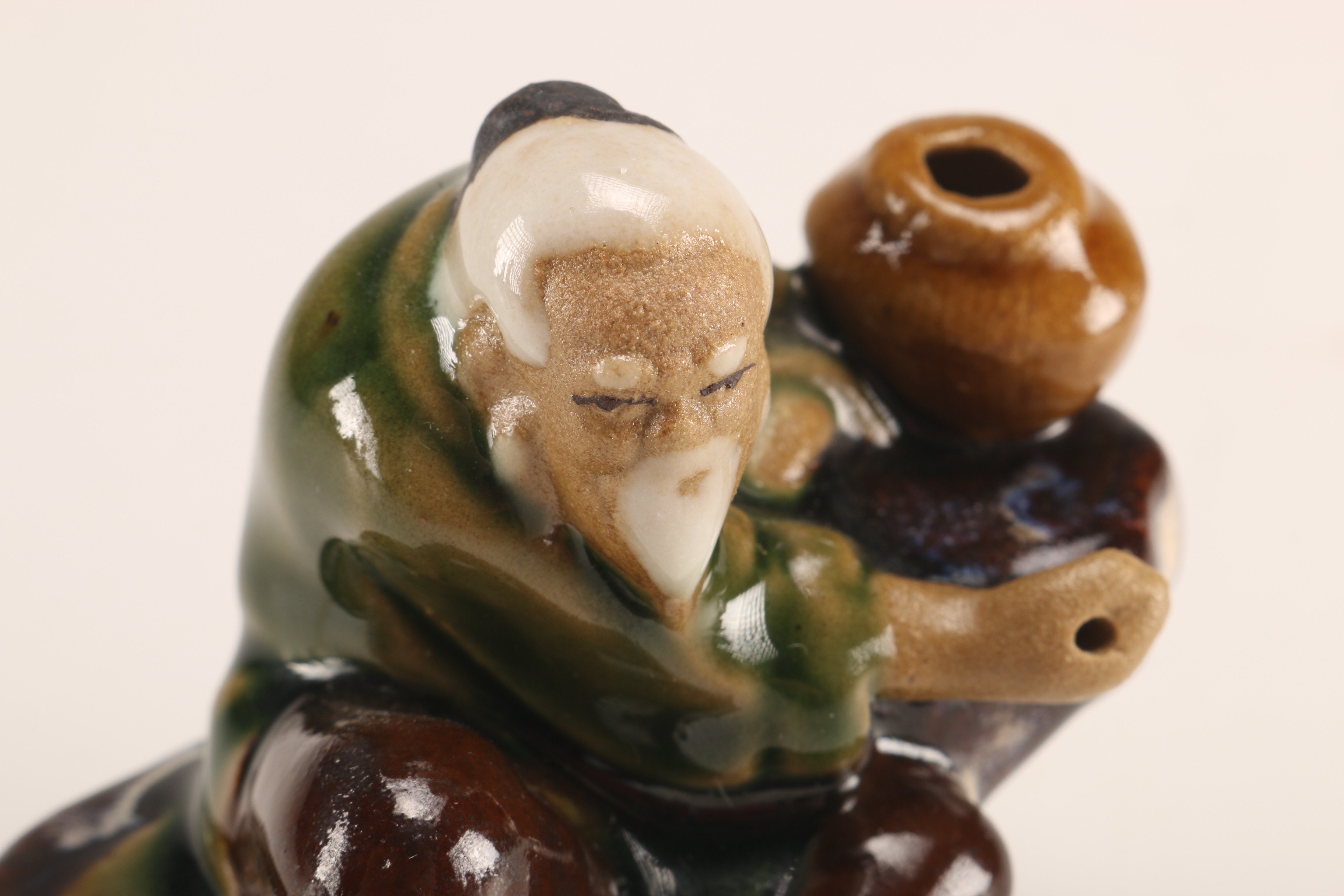Grouping of Chinese Shiwan Ware Ceramic Figurines