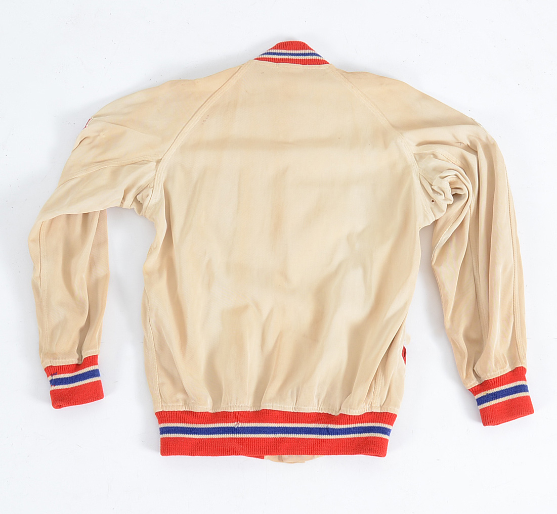 Actual 1940s/50s Cincinnati Mohawks Player's Game Used Hockey Jacket