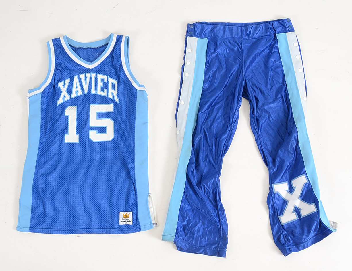 Older Xavier Game Worn Basketball Jersey And Pants