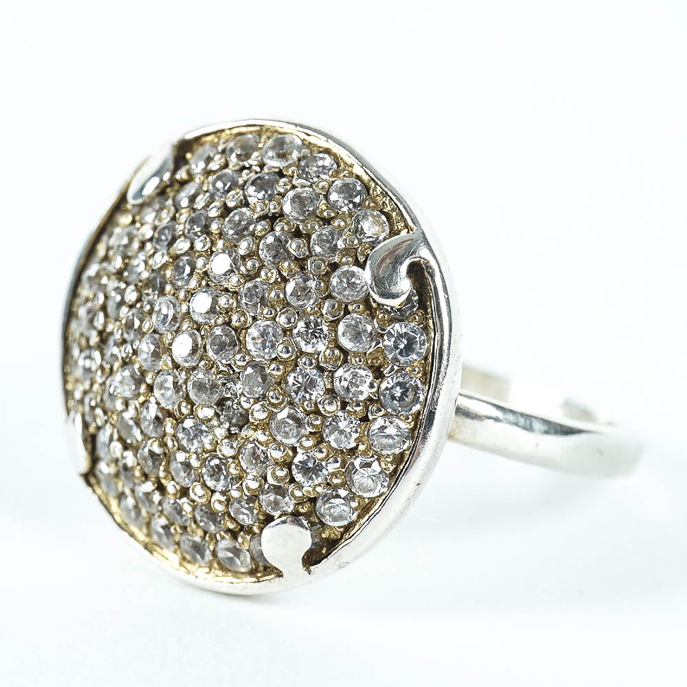 Sterling Silver Cubic Zirconia Ring