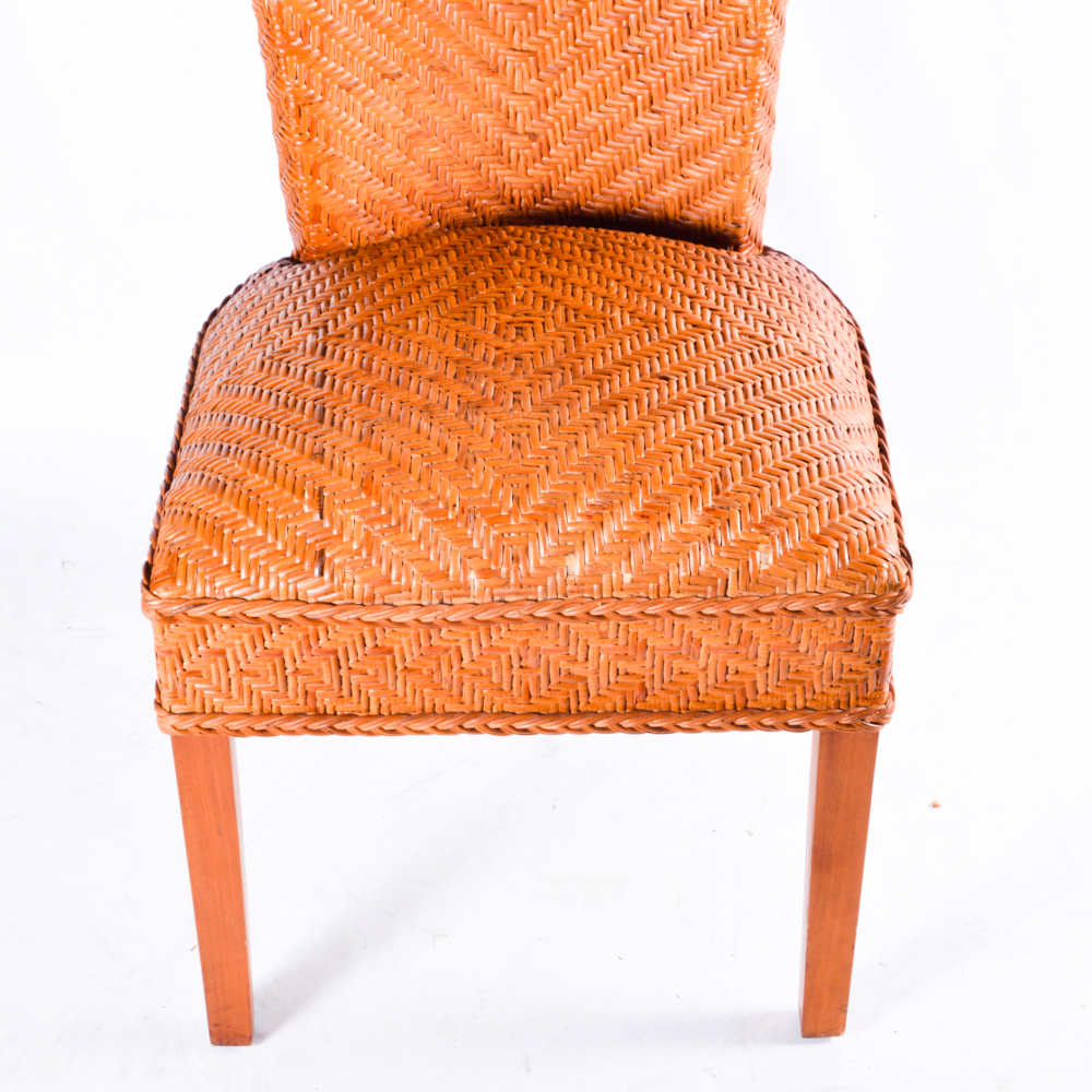 Wicker Weave Side Chair