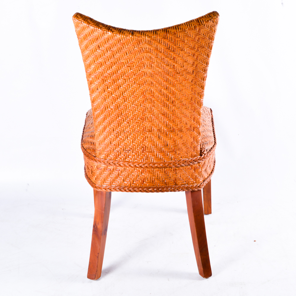 Wicker Weave Side Chair