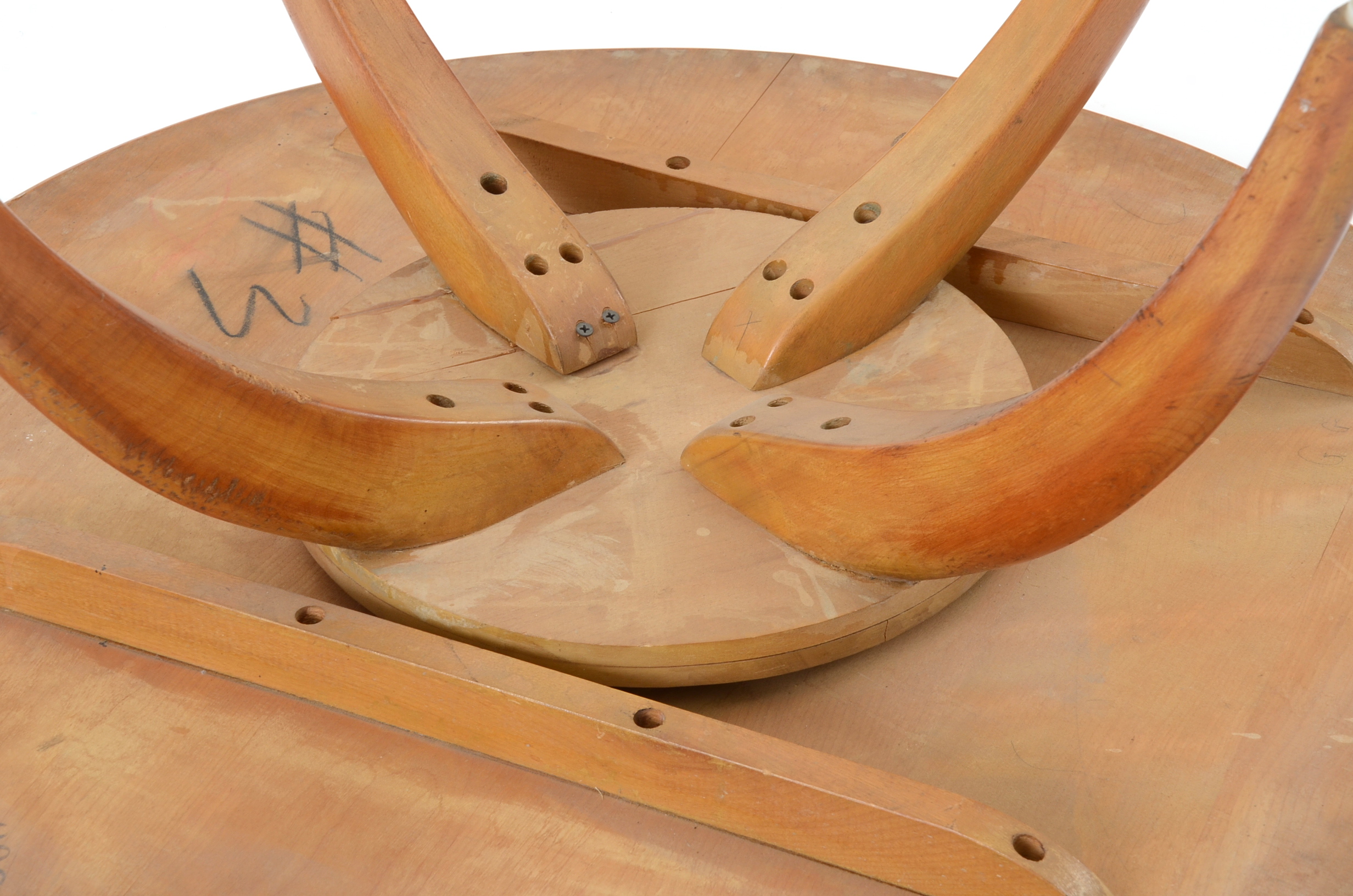 Heywood Wakefield Lazy Susan Coffee Table