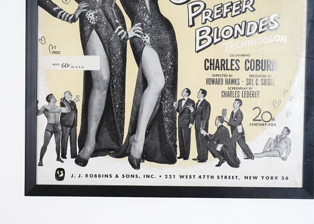 Vintage "Diamonds Are a Girl's Best Friend" Music Book Cover