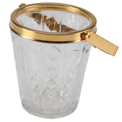 Italian Val Lambert Ice Bucket Italian Val Lambert Ice Bucket