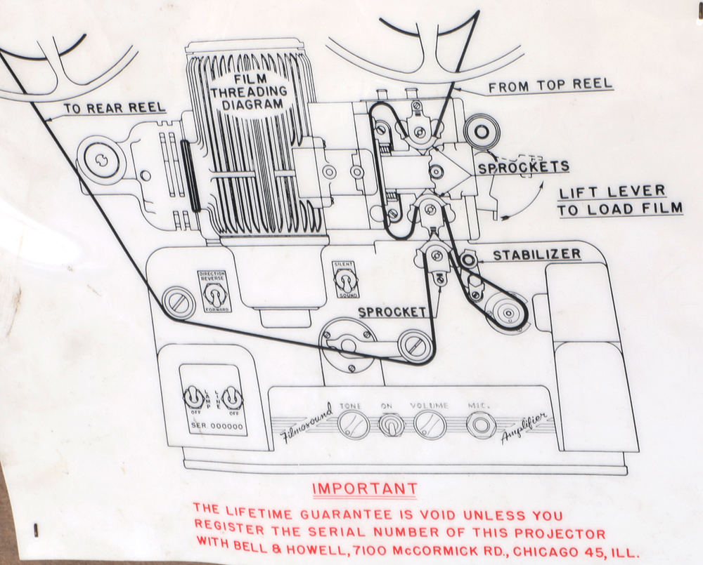 Bell & Howell 202 16mm Film Projector