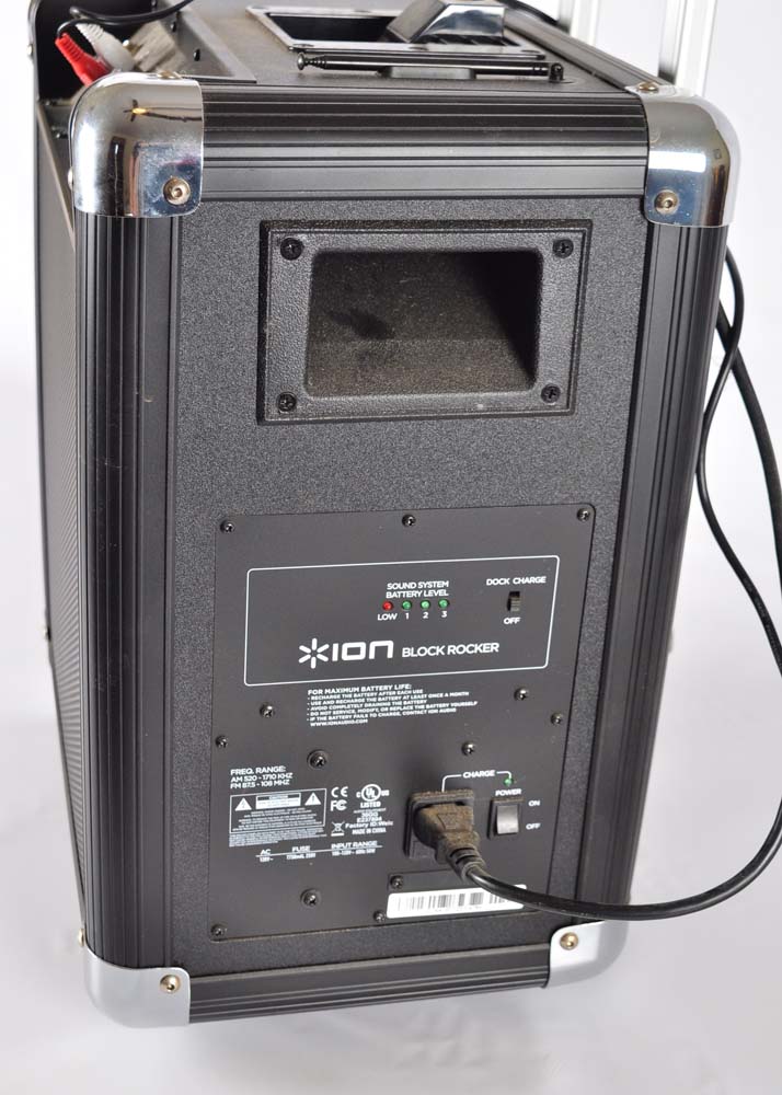 Ion Block Rocker Karaoke Machine with Microphone