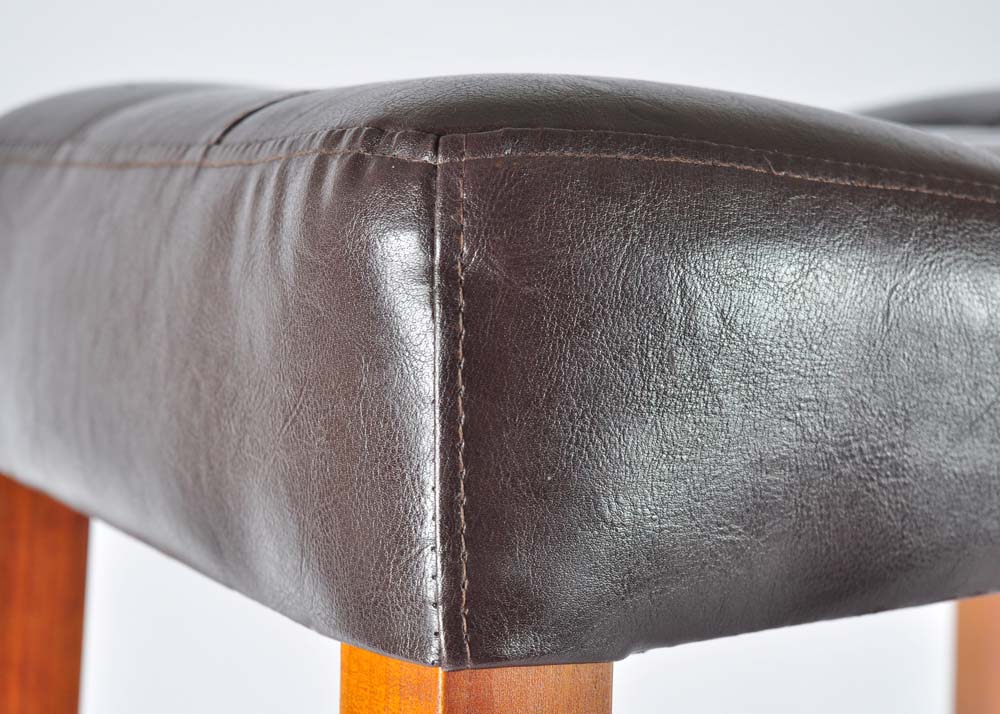 Faux Leather Stool