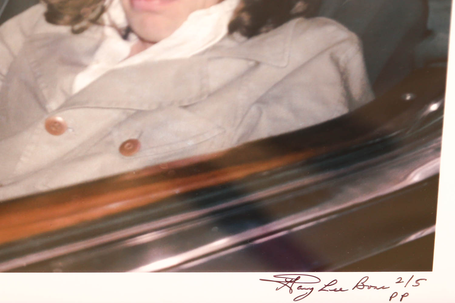Gary Lee Boas Signed Limited Edition Color Photograph of Mick Jagger from The Rolling Stones