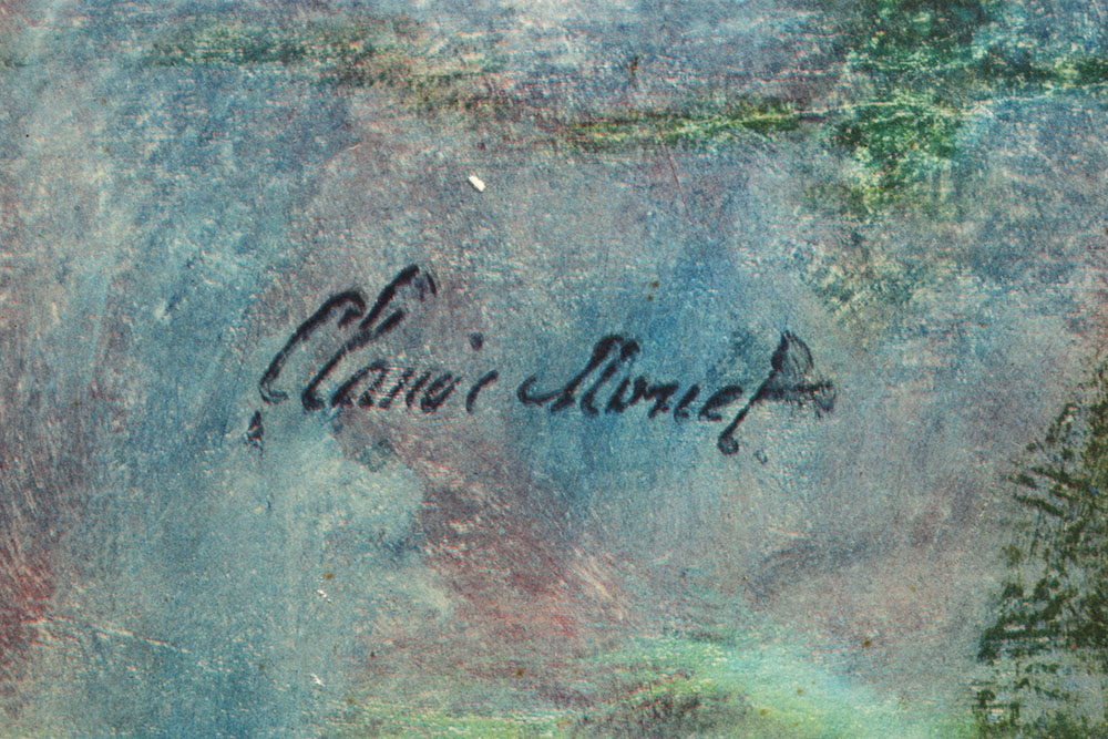 After Claude Monet "White and Purple Water Lilies" Offset Lithograph