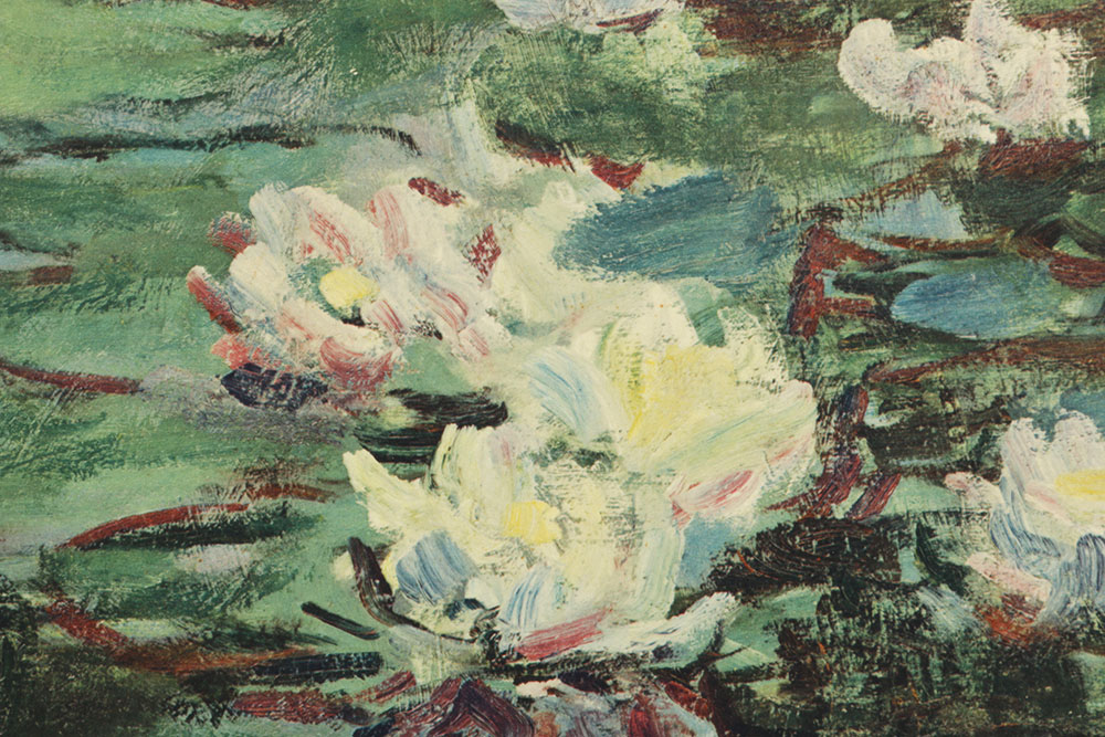 After Claude Monet "White and Purple Water Lilies" Offset Lithograph