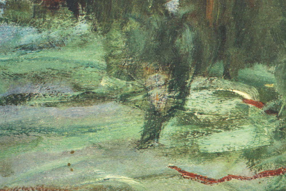 After Claude Monet "White and Purple Water Lilies" Offset Lithograph