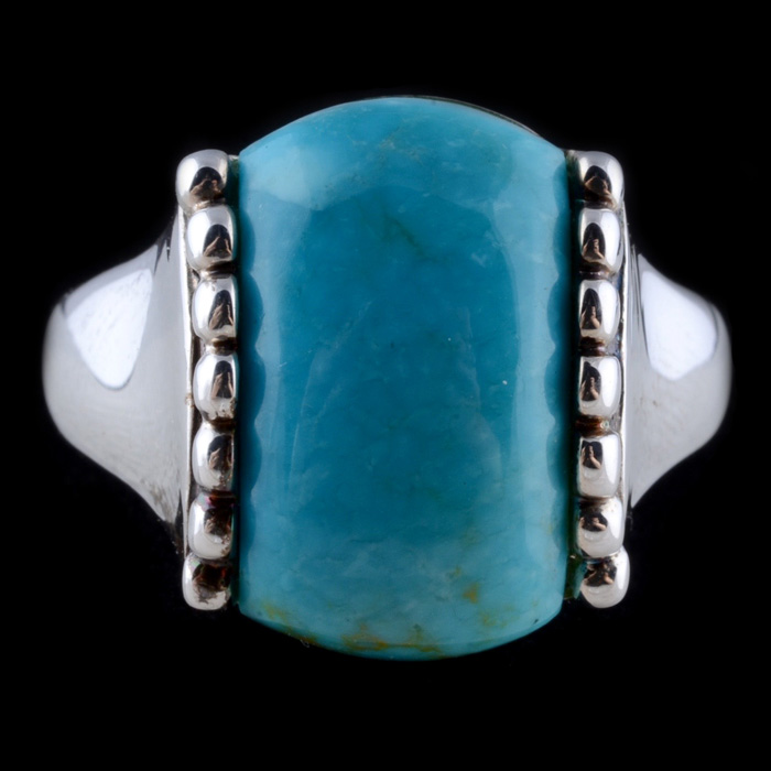 Desert Rose Trading Sterling Silver and Turquoise Ring