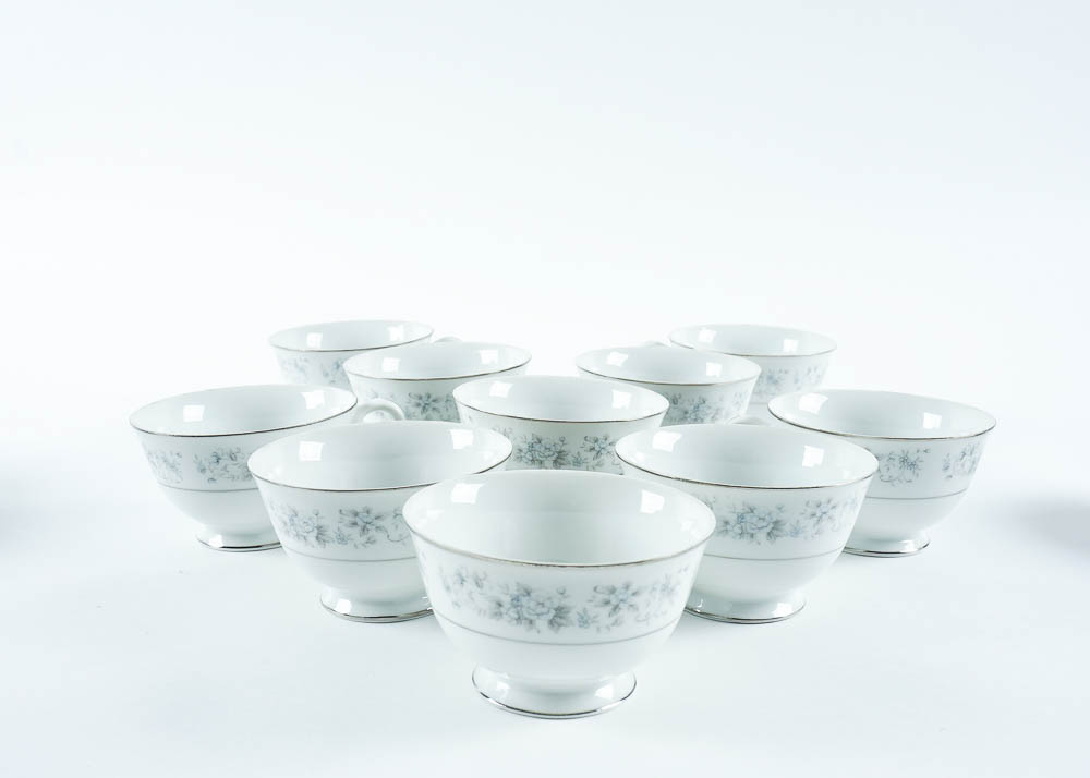 43-Piece Crestwood Japanese "Heritage" Fine China Tableware Set