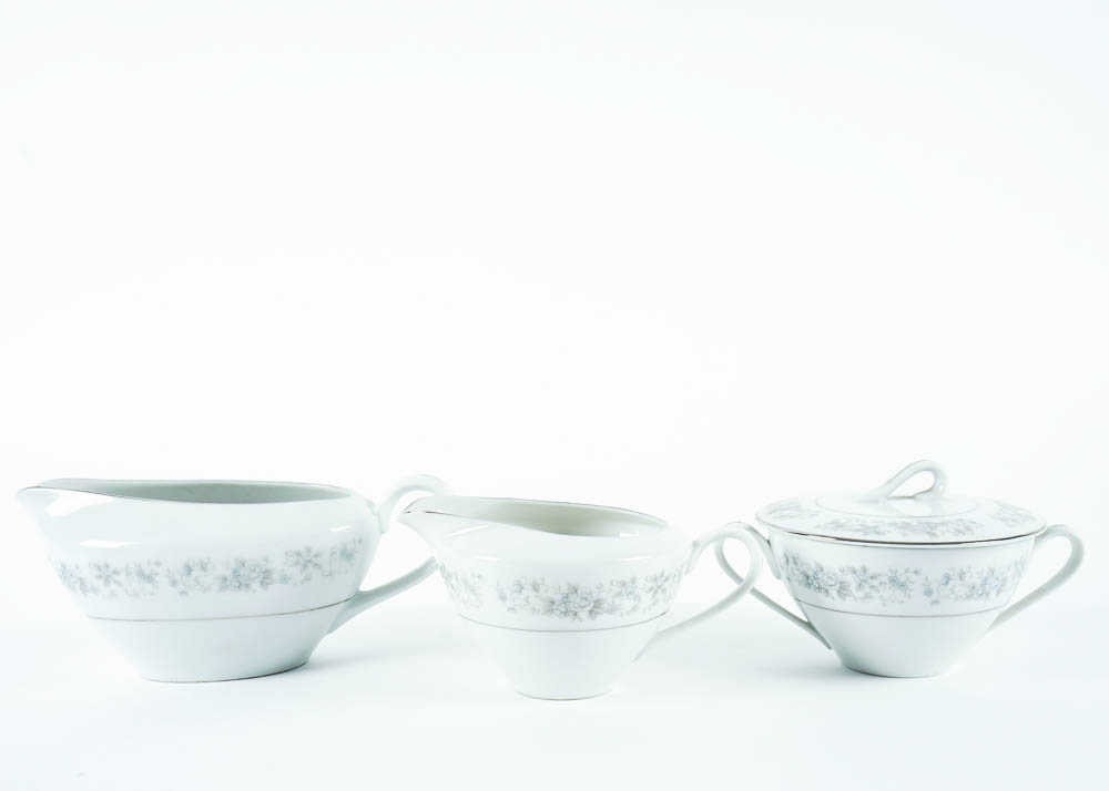 43-Piece Crestwood Japanese "Heritage" Fine China Tableware Set