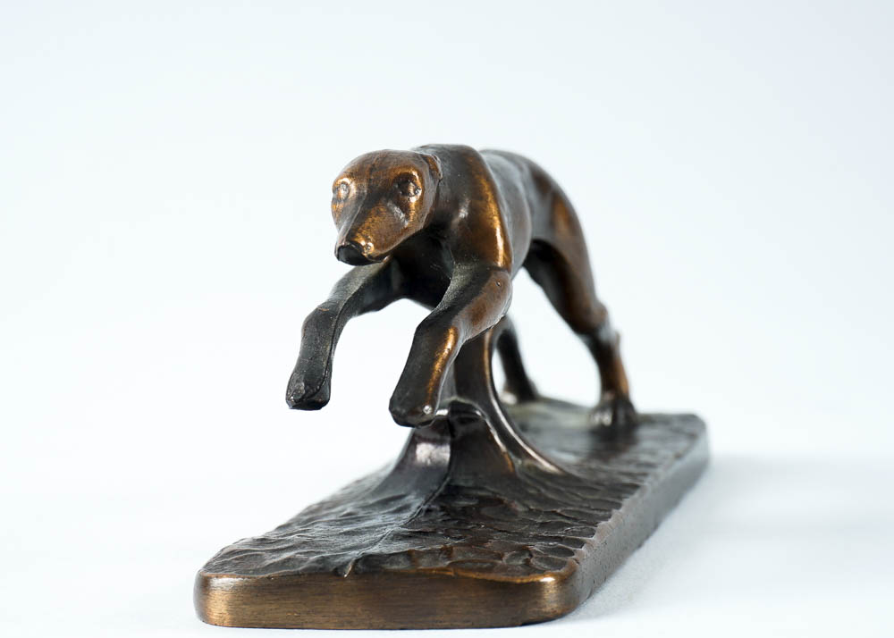 Bronze Greyhound Figurine