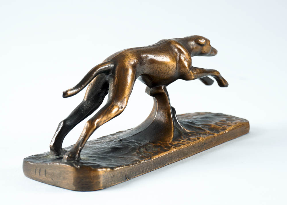 Bronze Greyhound Figurine