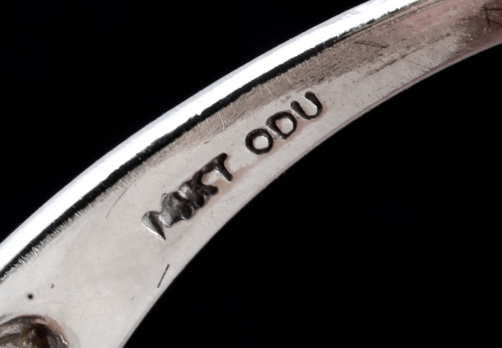 14K White Gold Diamond Ring