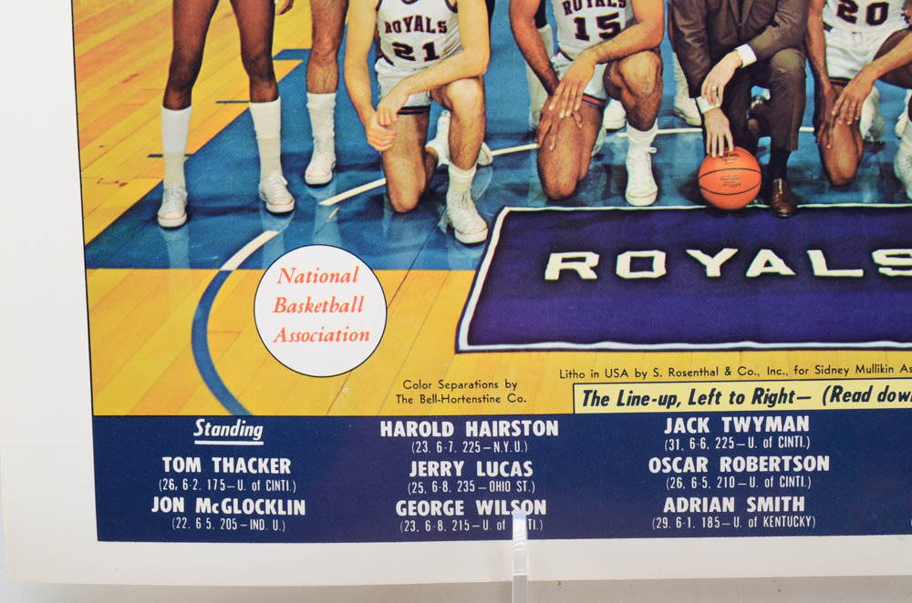 1965-1966 Cincinnati Royals Team Photo