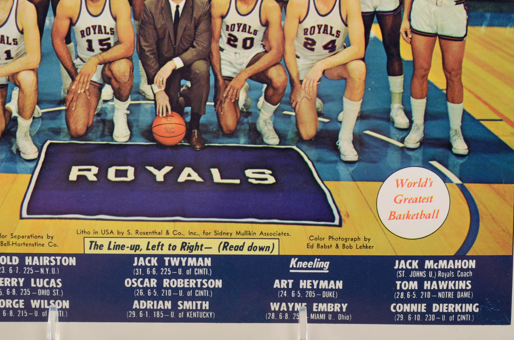 1965-1966 Cincinnati Royals Team Photo