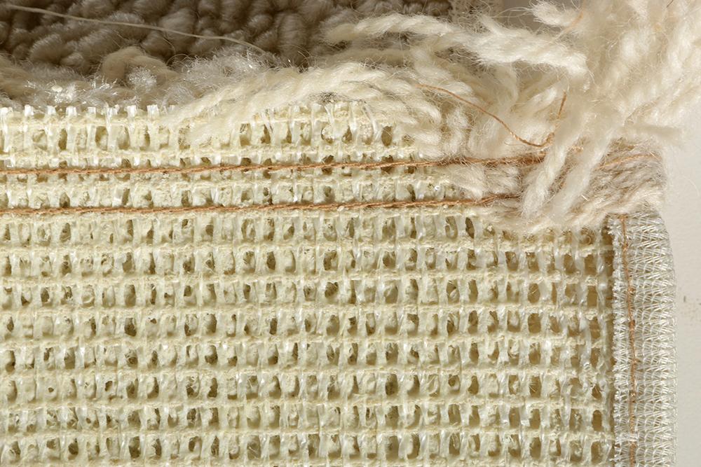 Cream Area Rug with Fringe