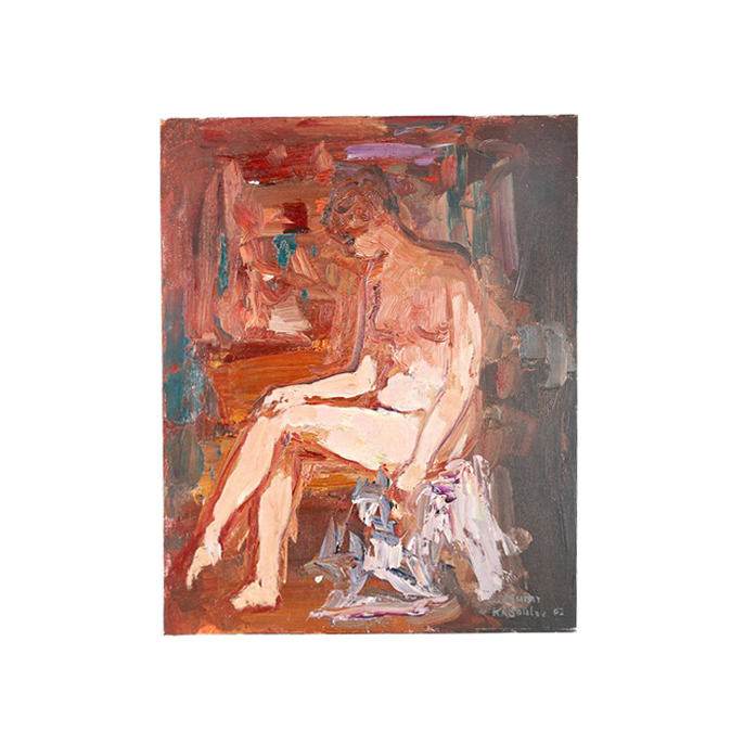 Original Oil on Canvas "#695 Nude" by Murat Kaboulov