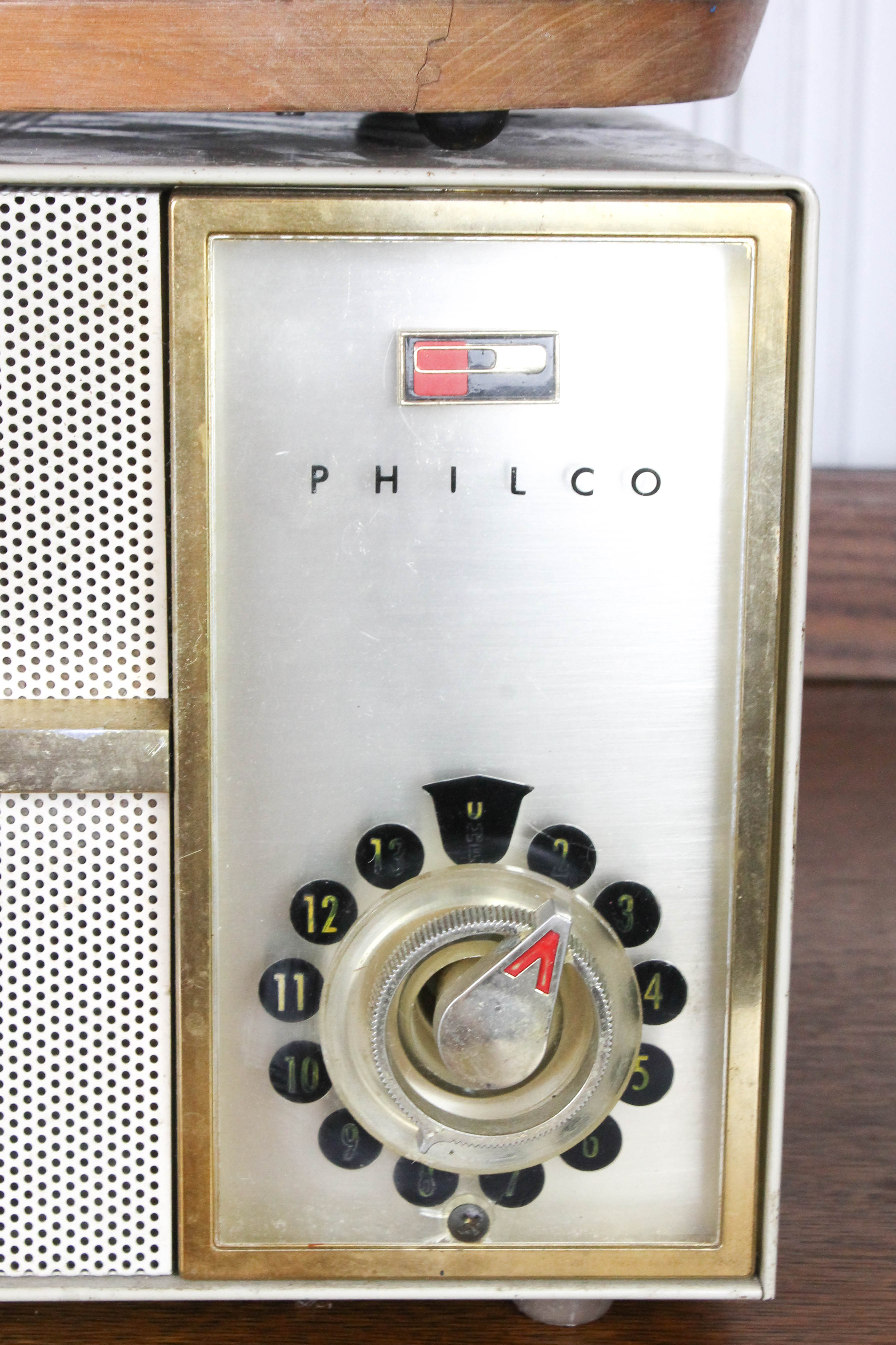 Vintage Philco Predicta Television with Antenna