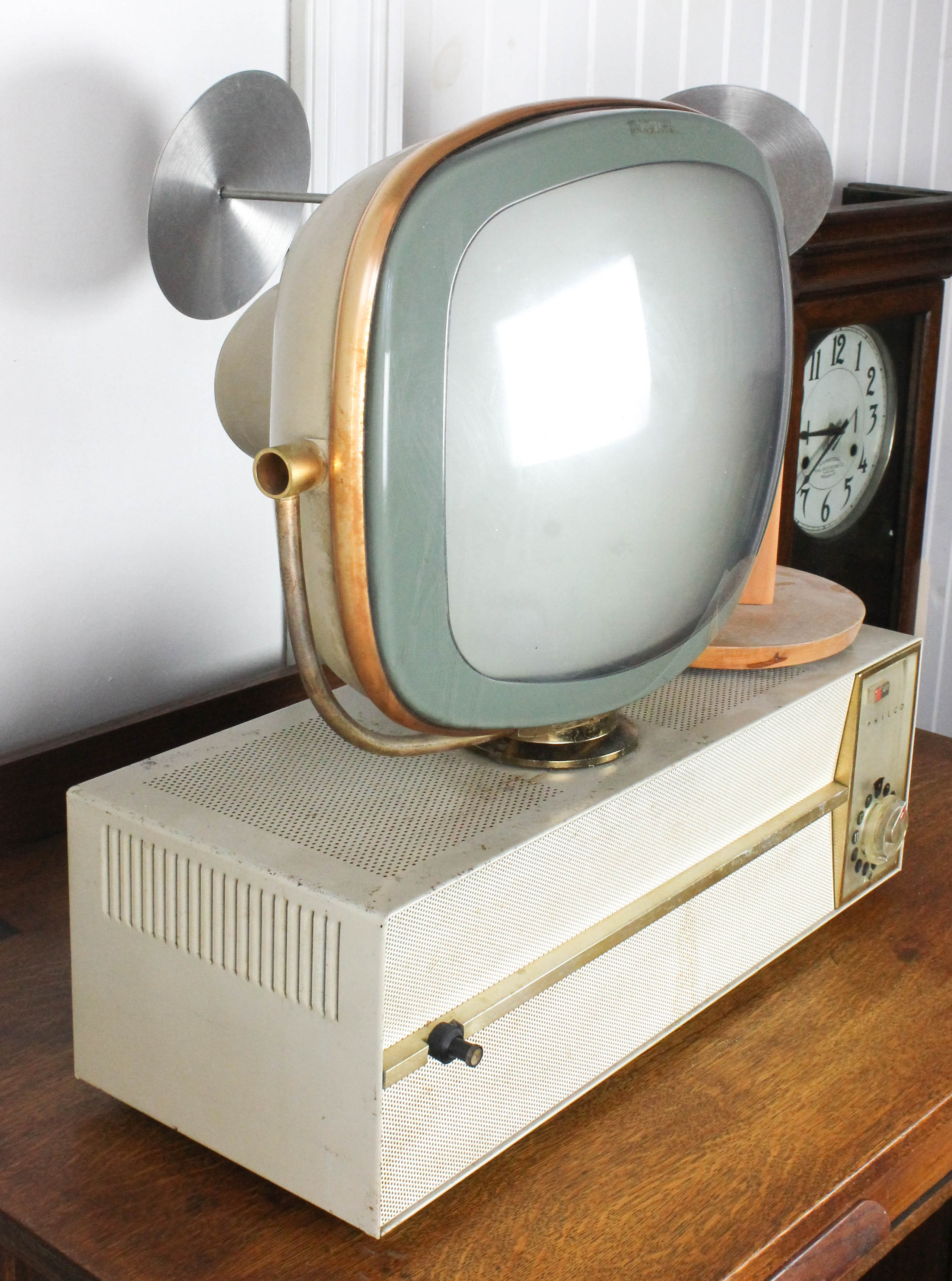 Vintage Philco Predicta Television with Antenna