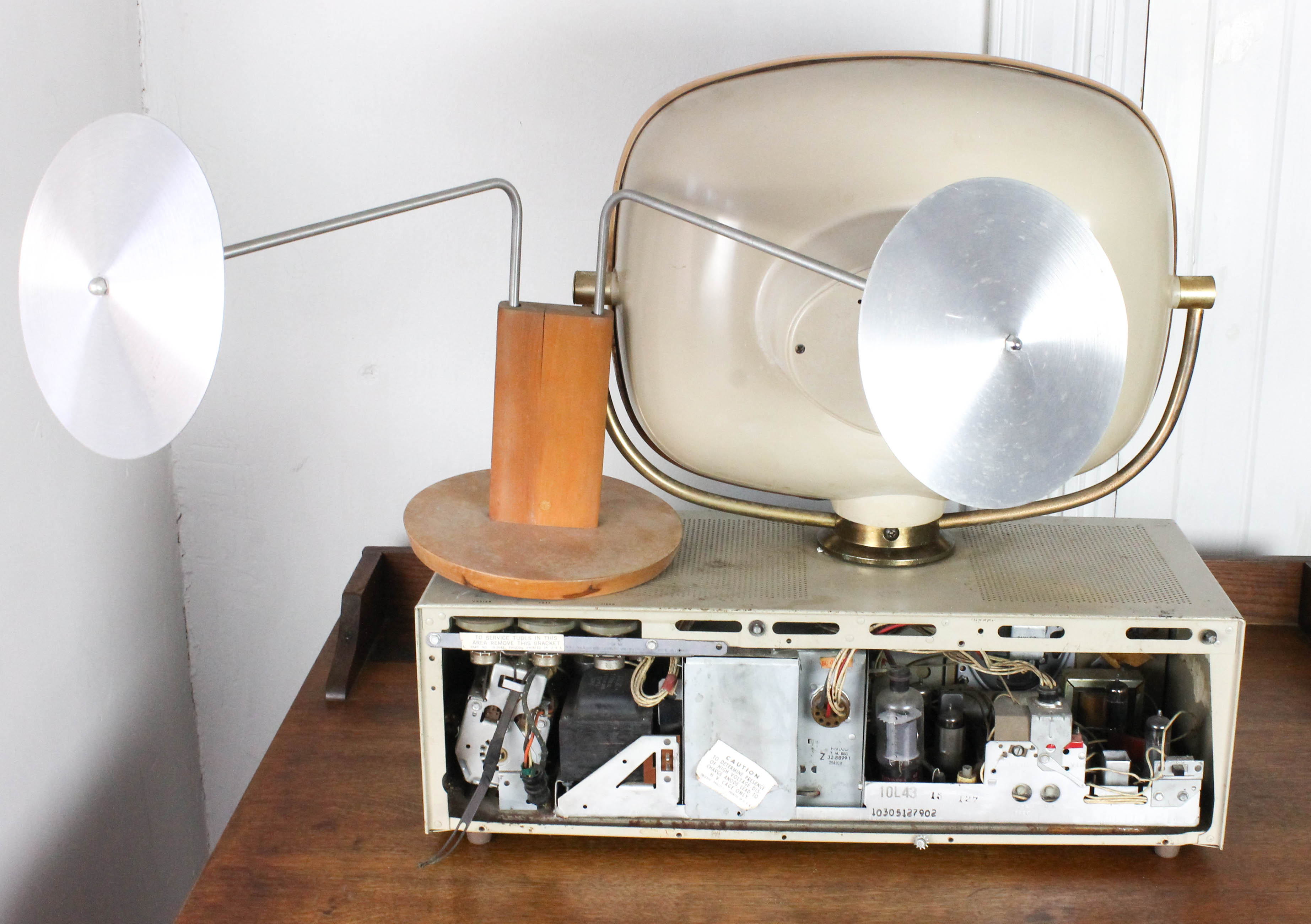 Vintage Philco Predicta Television with Antenna