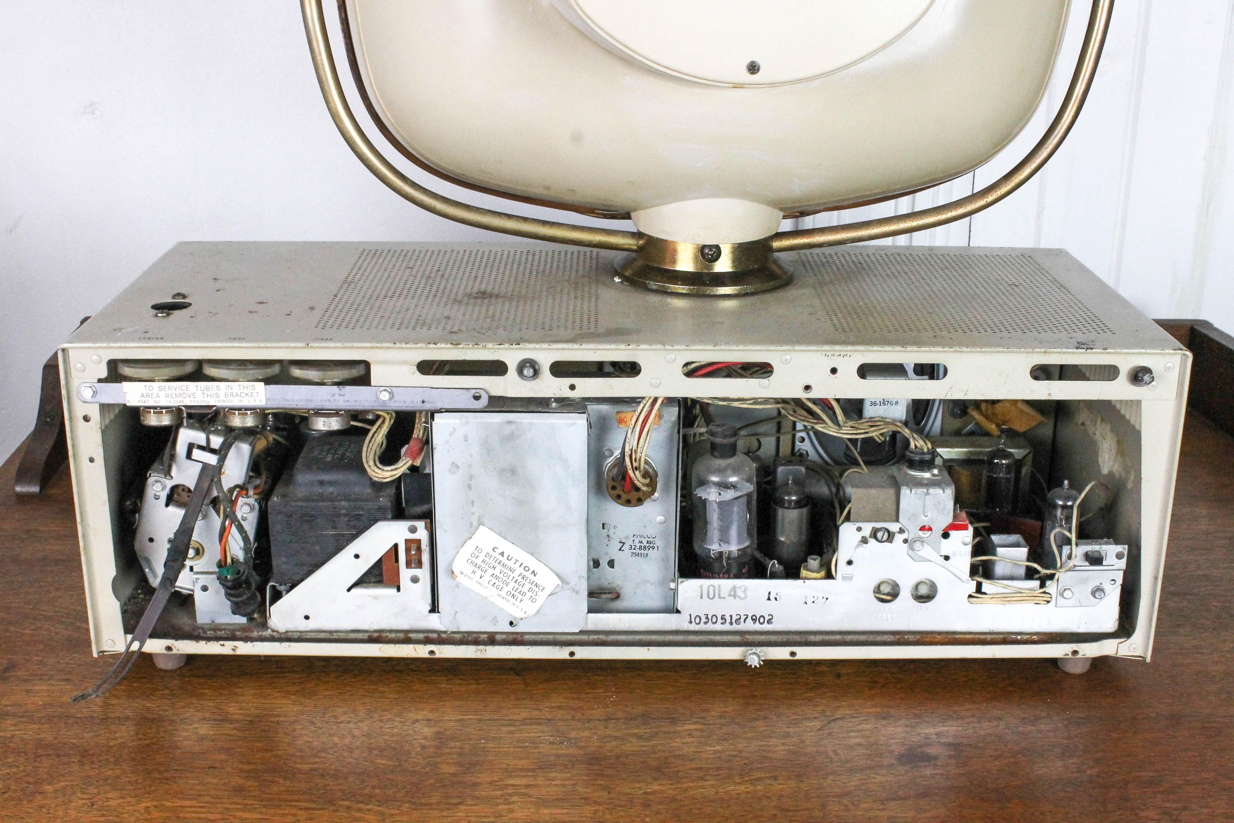 Vintage Philco Predicta Television with Antenna