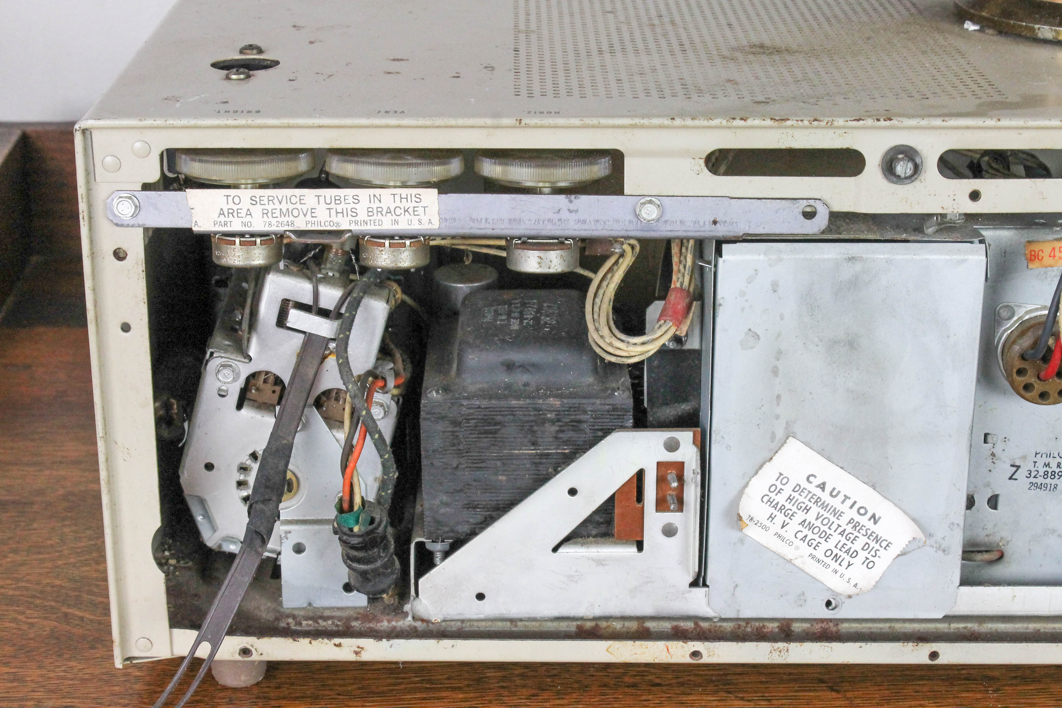 Vintage Philco Predicta Television with Antenna