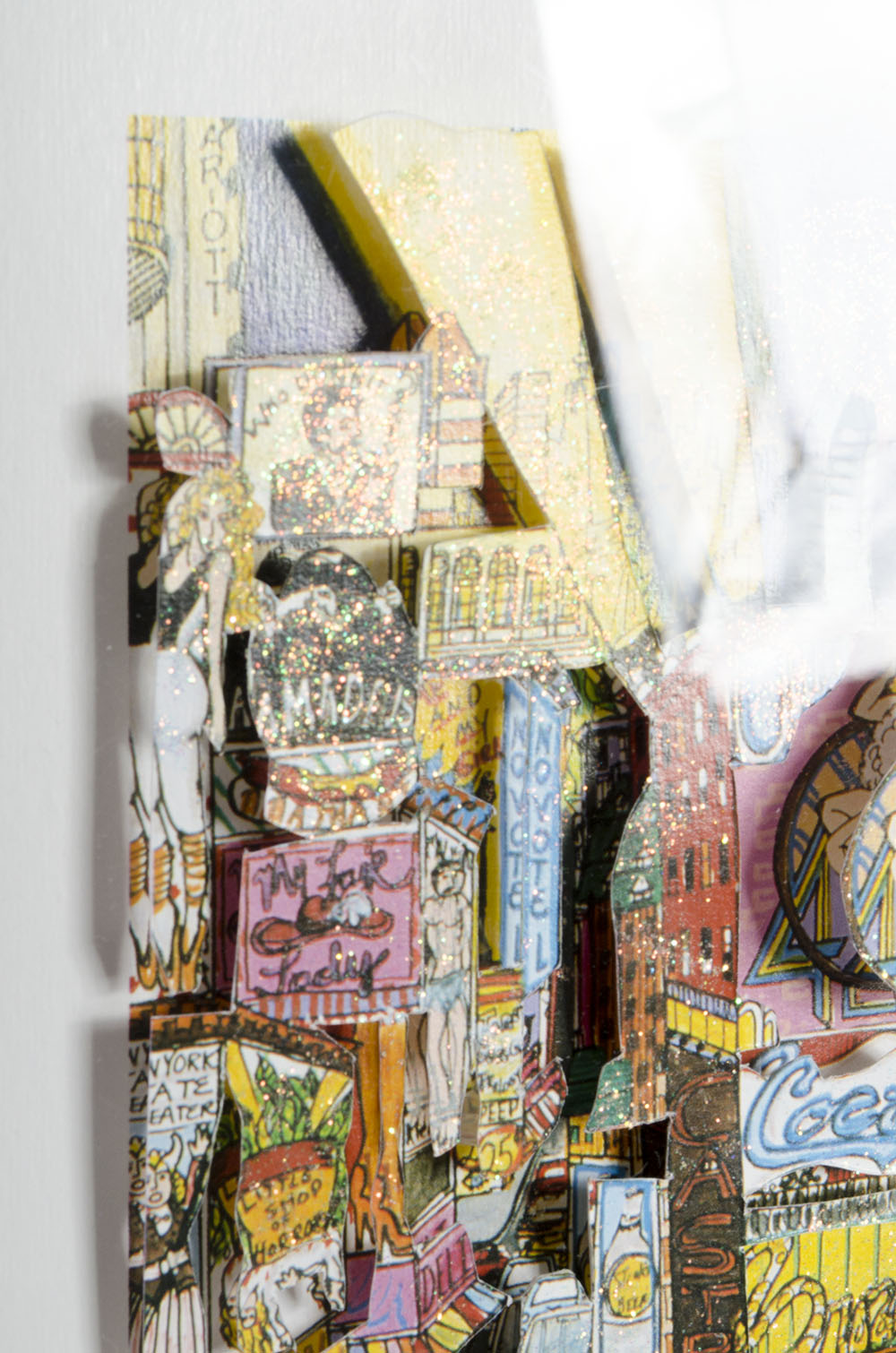 Charles Fazzino Limited Edition "Off Broadway" 3D Pop Art