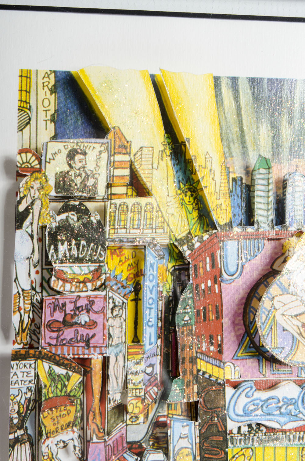 Charles Fazzino Limited Edition "Off Broadway" 3D Pop Art