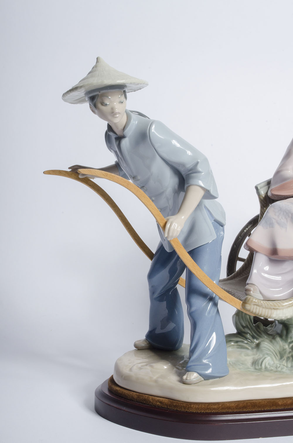 Lladró "Rickshaw Ride" Porcelain Figurine