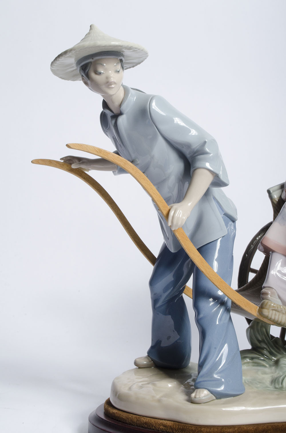 Lladró "Rickshaw Ride" Porcelain Figurine